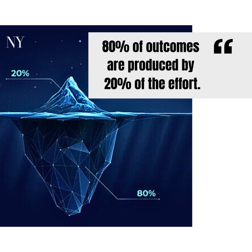 Nima Young Quote - Pareto Distribution